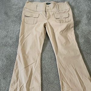 low rise boot cut jeans